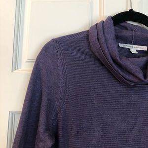 Adrienne Vittadini purple turtleneck sweater